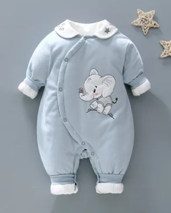 Winter toddler newborn baby girls boys clothes outfits rompers sets overalls for infant jumpsuit 1st birthday costumes rompers