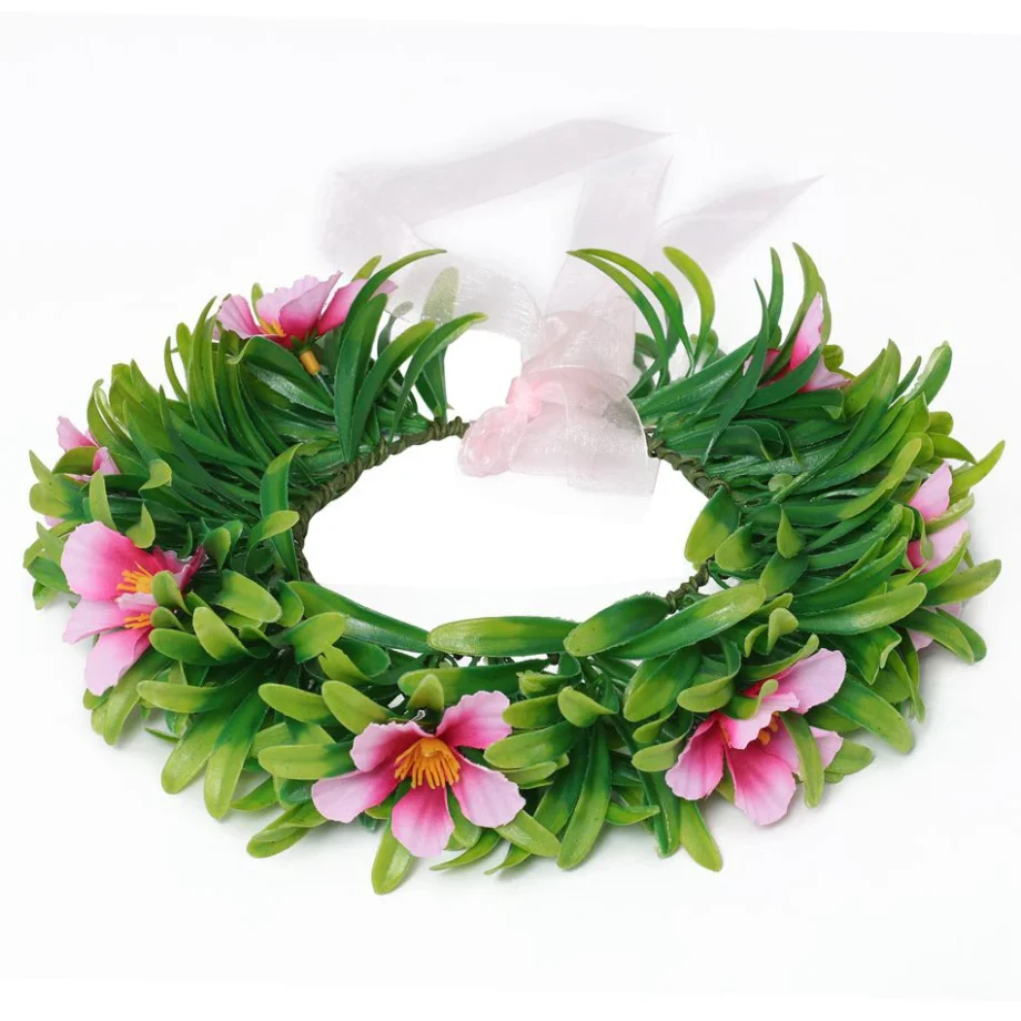 Girls Outfit Cosplay Children's Costume Party Princess Dress Summer Casual Beach Dress Necklace Wig Set Party Dresses For Girls