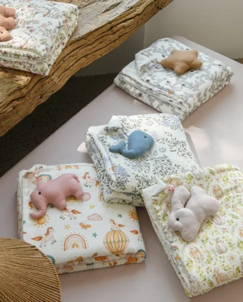 Bamboo Cotton Baby Quilt Summer Blanket for Newborn Kindergarten Baby Nap Cover All Seasons Universal Kids Quilts Soft Bedding