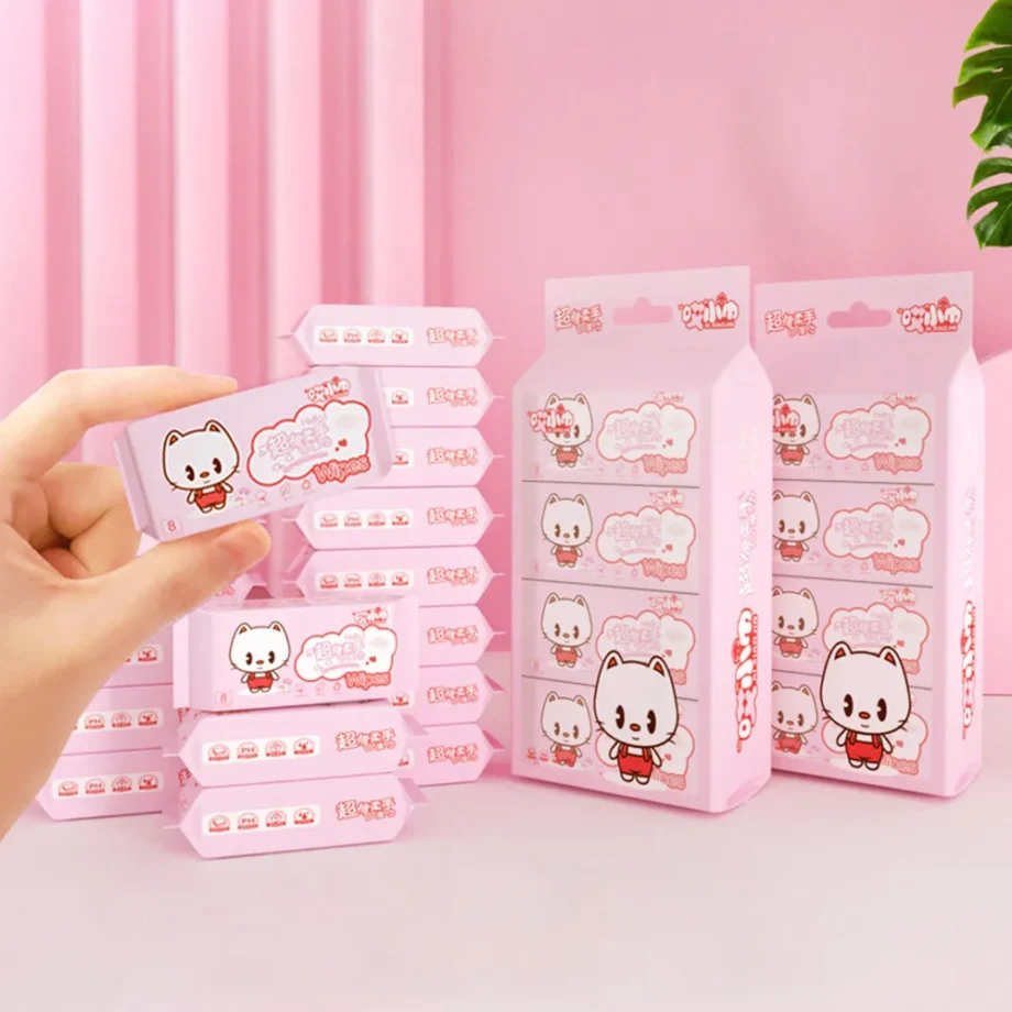New Soft Baby Wet Wipes Large Pack Disposable Freshing Cleaning Wipes High Quality Hand Mouth Cleaning Baby Gentle Wipes Babies