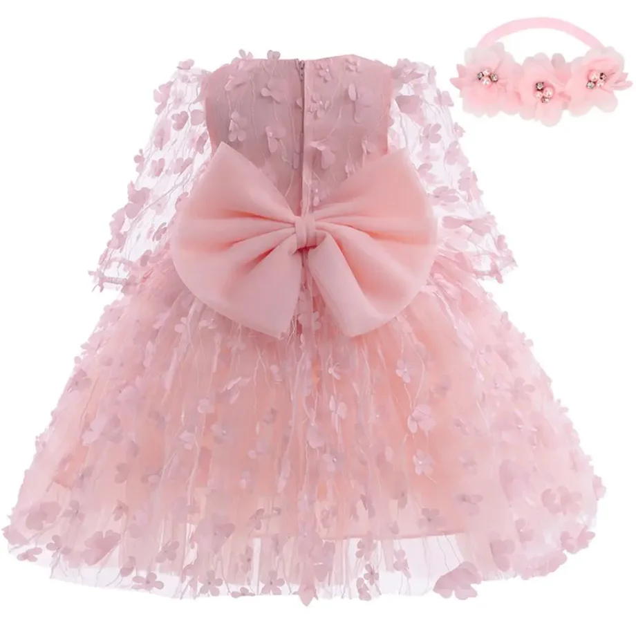 Baby Dresses Birthday Evening Dress Princess Dress Infant Gown Birthday Gift For Baby Girl Clothes 3-24 Months