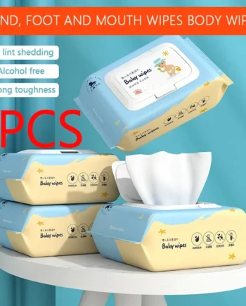 1/2/3/5PCS Baby Newborn Wipes Wet Tissue Non-alcohol Paraben-free Wipe Tisu Basah Bayi Hand, Foot and Mouth Wipes Body Wipes