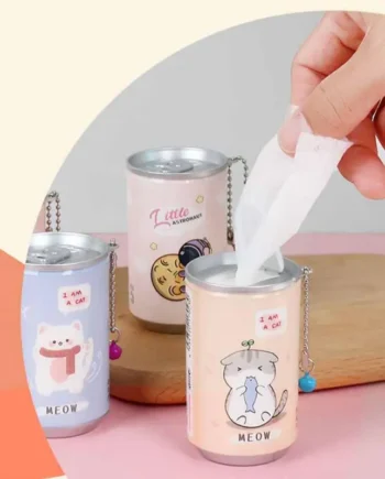 Baby Wipes Mini Portable And Practical High-quality Durable Pet Wipes Cleansing Wipes Creative Cartoon Wet Wipes Canned Wipes