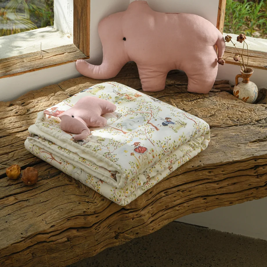 Bamboo Cotton Baby Quilt Summer Blanket for Newborn Kindergarten Baby Nap Cover All Seasons Universal Kids Quilts Soft Bedding