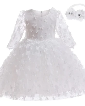 Baby Dresses Birthday Evening Dress Princess Dress Infant Gown Birthday Gift For Baby Girl Clothes 3-24 Months