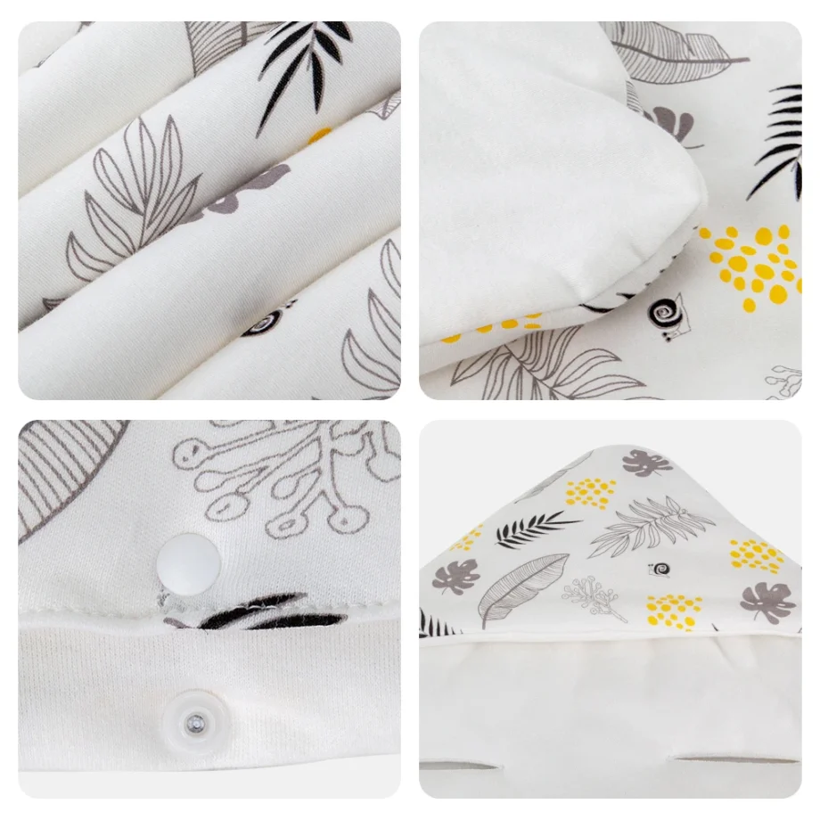 0-3 Months Newborn Baby Blanket In Infant Car Seat Soft Cotton Swaddle Wrap With Windproof Hooded Warm For Outside Travel