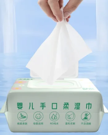 Baby wet wipes 80 Draws 130X180mm thickening washable cleaning wet wipes Disposable Hand and mouth children's wet wipes paper