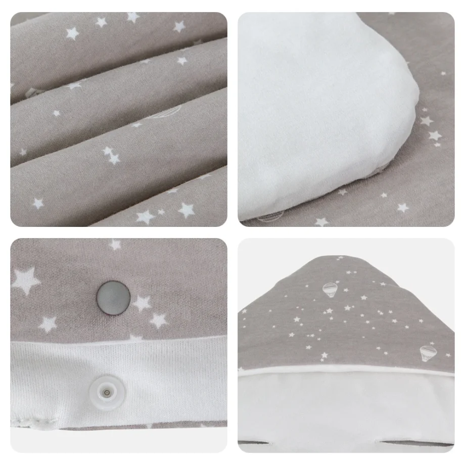 Baby Wrap Blanket For The Newborn With Windproof Hooded In A Infant Car Seat Winter Warm Envelope For Discharge 0-12 Months
