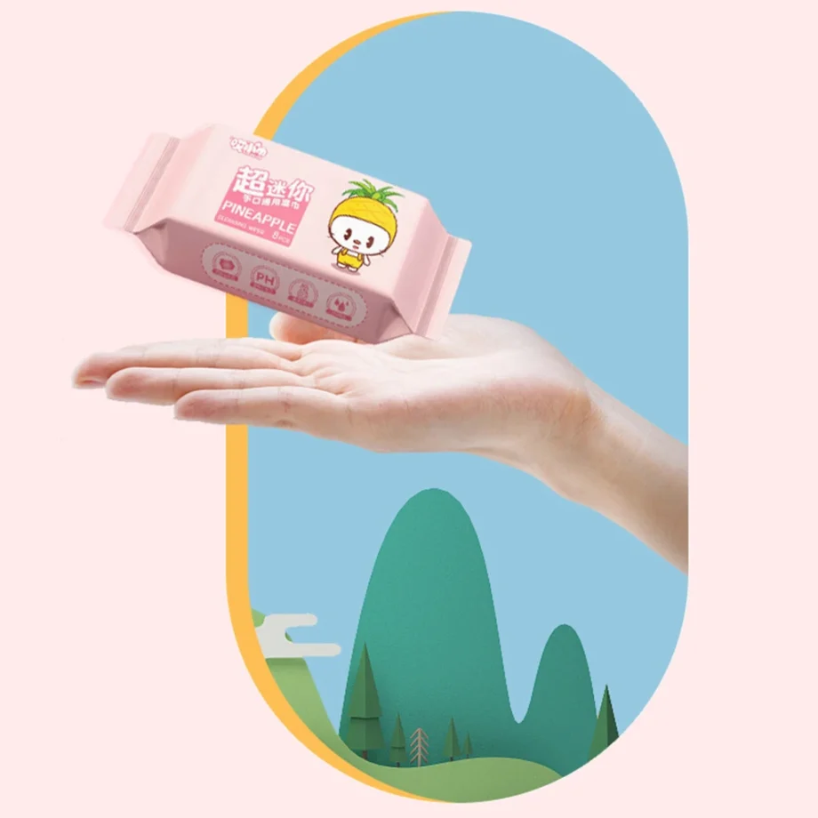 New Soft Baby Wet Wipes Large Pack Disposable Freshing Cleaning Wipes High Quality Hand Mouth Cleaning Baby Gentle Wipes Babies