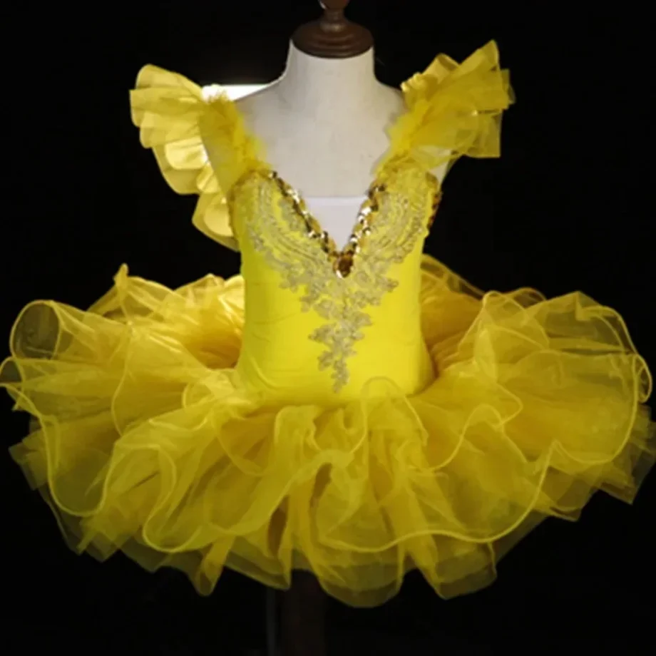 Show Tutu Baby Ballet Princess Fairy Children Clothing Children's Day Casual Summer Girls Dress Kids Clothes Dance Wear Stage