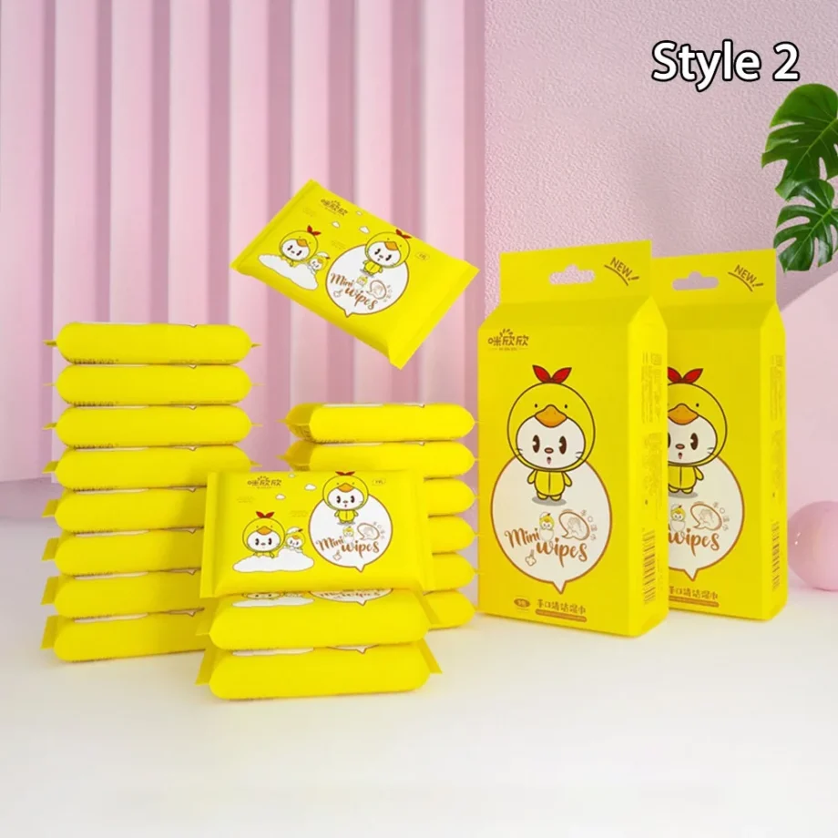 New Soft Baby Wet Wipes Large Pack Disposable Freshing Cleaning Wipes High Quality Hand Mouth Cleaning Baby Gentle Wipes Babies