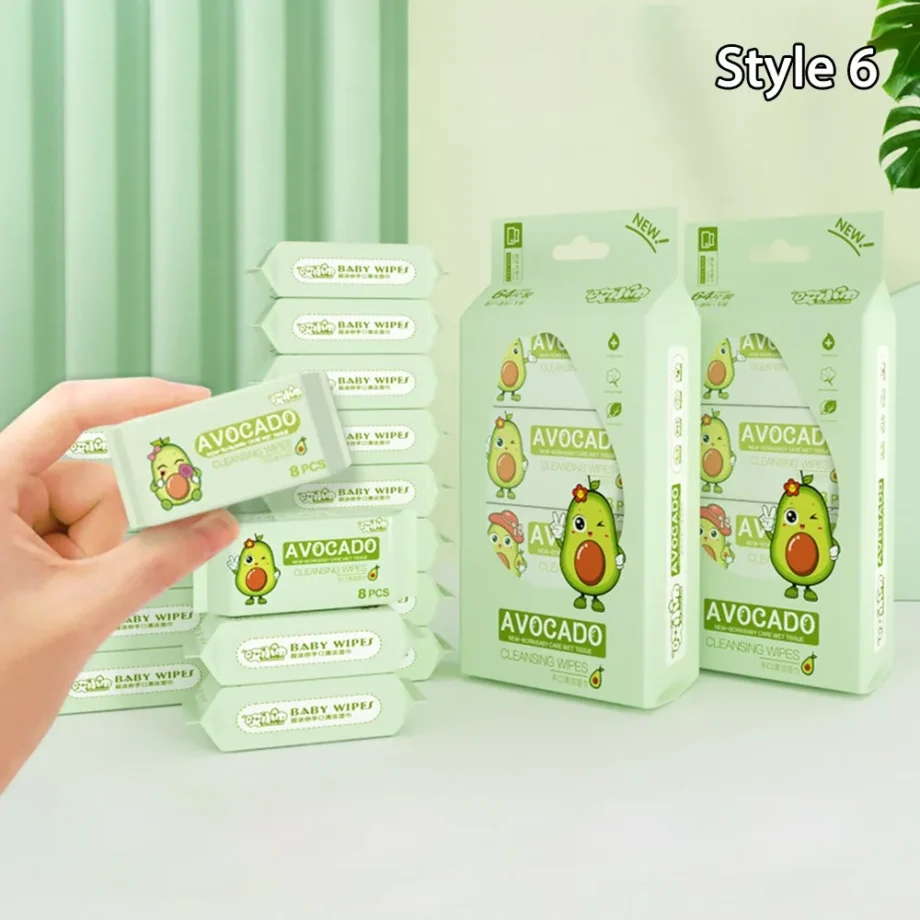 New Soft Wet Wipes Hand Mouth Cleaning Large Pack Gentle Wipes High Quality Disposable Freshing Cleaning Wipes Babies