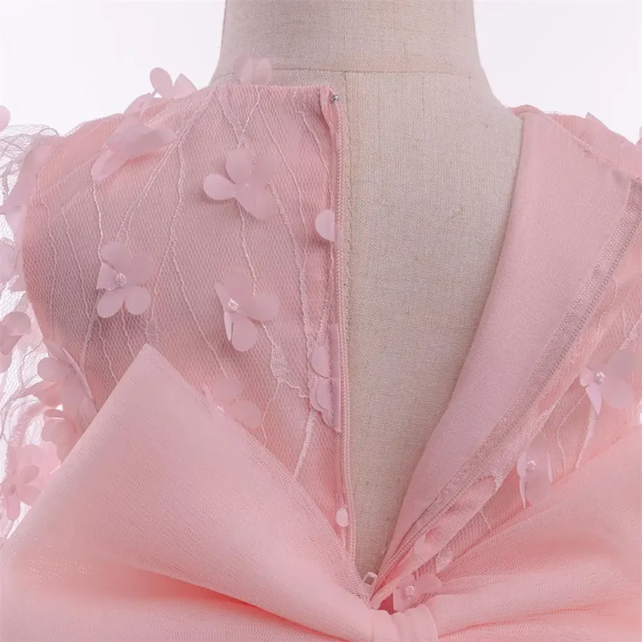 Baby Dresses Birthday Evening Dress Princess Dress Infant Gown Birthday Gift For Baby Girl Clothes 3-24 Months