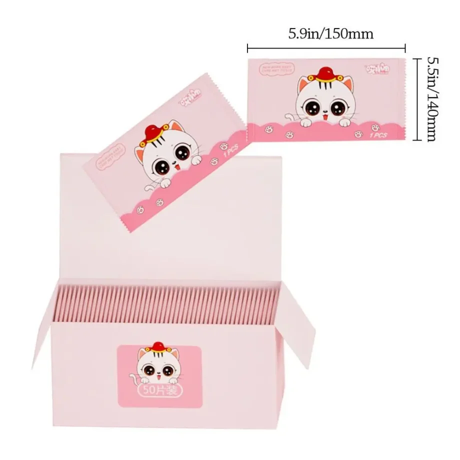 50pcs Useful Disinfection Baby Wet Wipes Hand Cleaning Portable Moist Paper Non woven fabric Tissue Home