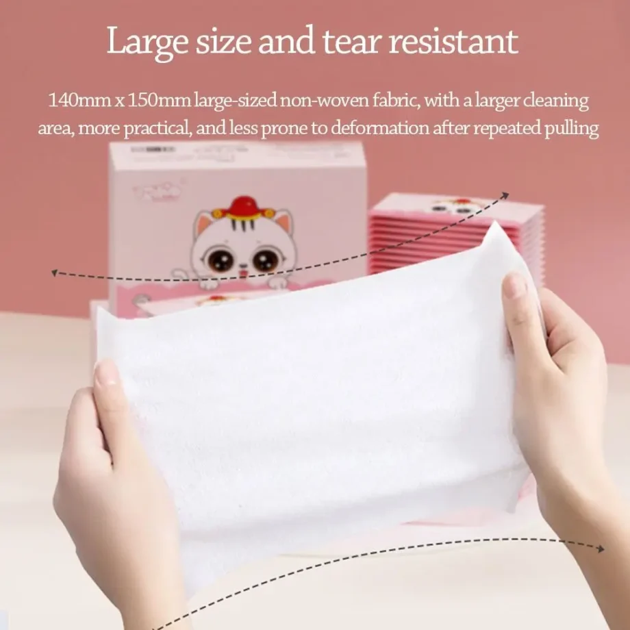 50pcs Useful Disinfection Baby Wet Wipes Hand Cleaning Portable Moist Paper Non woven fabric Tissue Home
