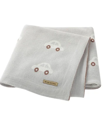 Baby Blankets Breathable Newborn Boy Girl Swaddle Wrap Receiving 100*80cm Infant Cotton Knitted Stroller Bassinet Nursery Quilts